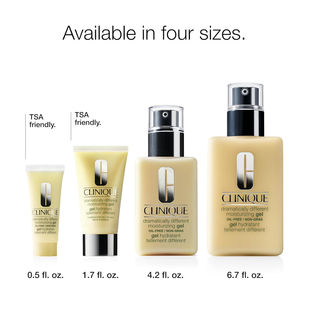 3-Step Dramatically Different Moisturizing Gel | Oil-Free | Face Moisturizer for Combination Oily to Oily Skin Types